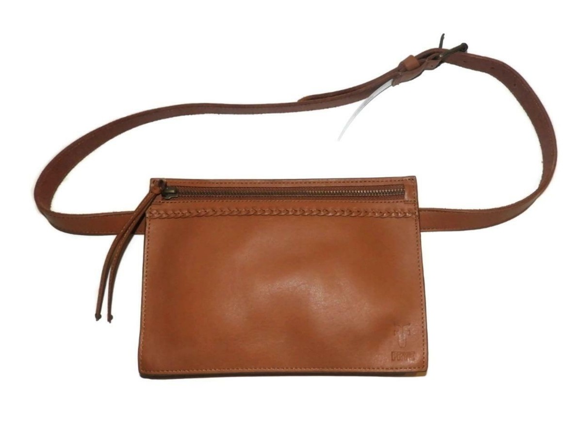 Frye Narrow Leather Belt with Pouch Brown NWT Frye Belt Bag & Fanny Pack Handbags & Bags for Women for  main image 3