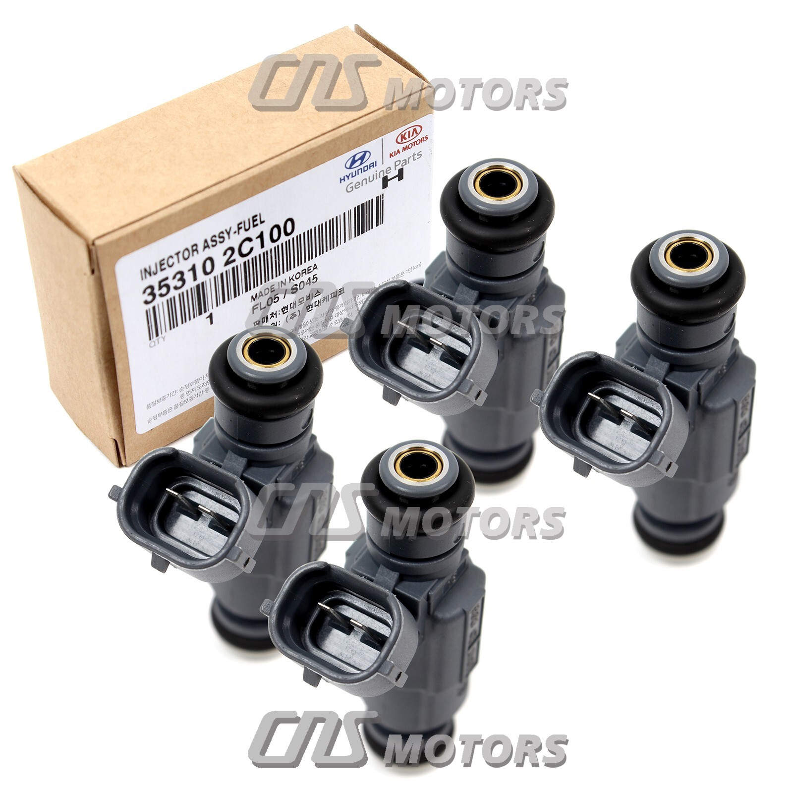 ⭐GENUINE⭐ Fuel Injector 4pcs for 20102012 Hyundai Genesis Coupe 2.0L