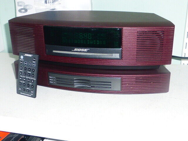 Bose Wave Music System III Burgundy Limited Edition w/ Multi Bose Wave Music System III Burgundy Limited Edition w/ Multi