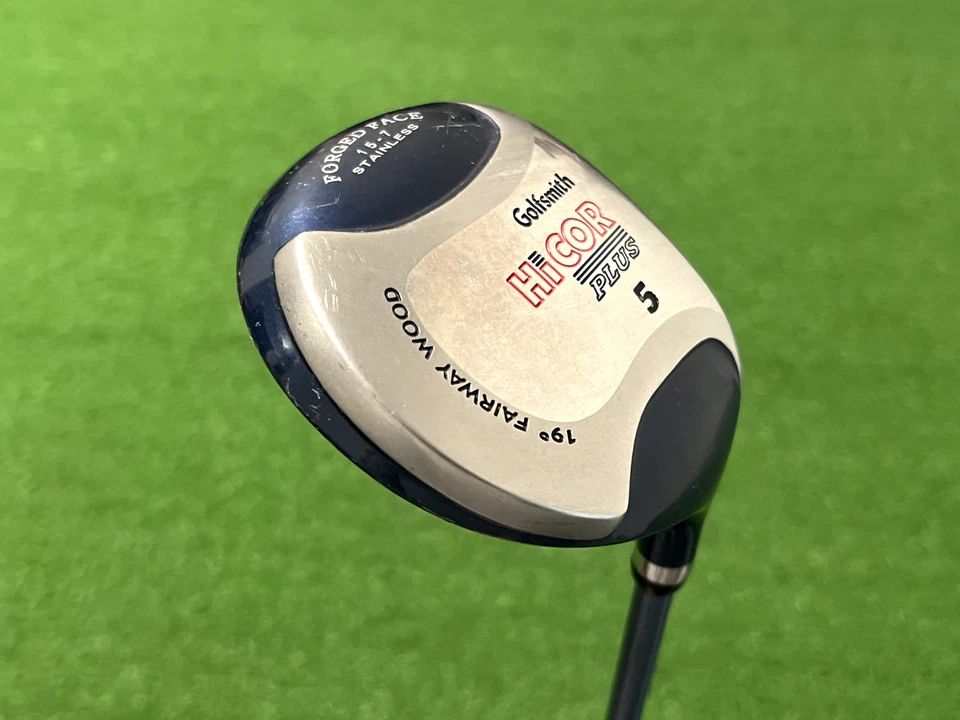 GOLFSMITH HI-COR PLUS Cara Forjada (5) MADERA 19* Diestro Grafito Suave Flex Foto 2 de 4