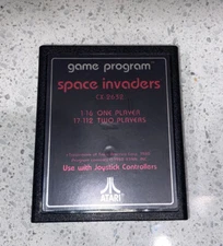 Vintage Space Invaders Game Program Atari Video Games Cartridge ONLY