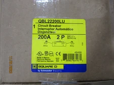 Square D By Schneider QBL22200LU PowerPact Circuit Breaker 2P 200A 240V NEW!!!