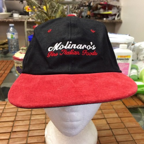 Vintage Molinaros fine Italian foods Strapback Hat 1990s