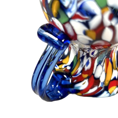 VTG Millefiori Italian Art Glass Creamer Pitcher 4.5”T - 第 10/12 張圖片