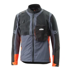 KTM Racetech Gray and Black Motorcycle Jacket Men's Sizes SM - 2X
