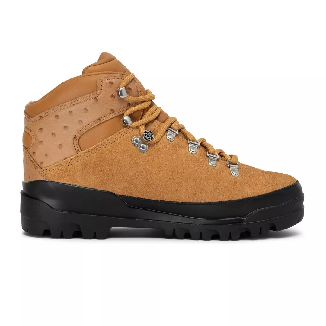 STÜSSY & TIMBERLAND WORLD HIKER BOOT WATERPROOF GORE-TEX TAN SUEDE/LEATHER Sz 11