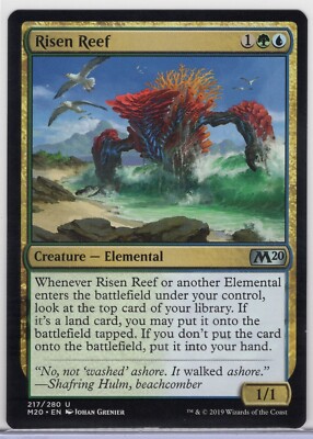 1x Risen Reef - Core Set 2020 - Near Mint
