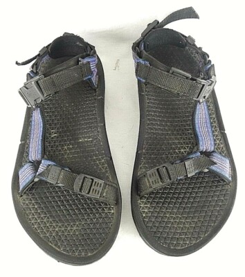 Teva Men\'s Grey Blue Strappy Sport Sandals s-l400.jpg main image 4