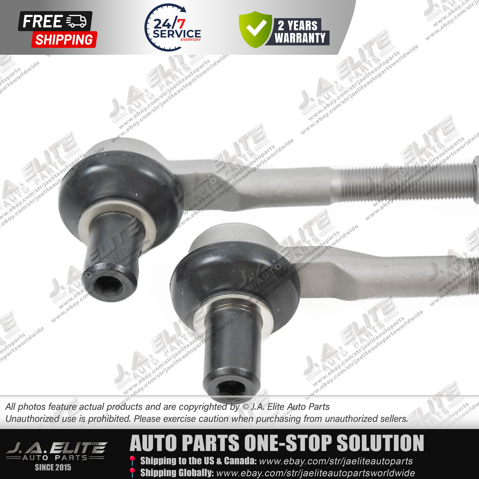 4pcs Front Inner & Outer Tie Rod Ends for Bentley Continental Flying Spur