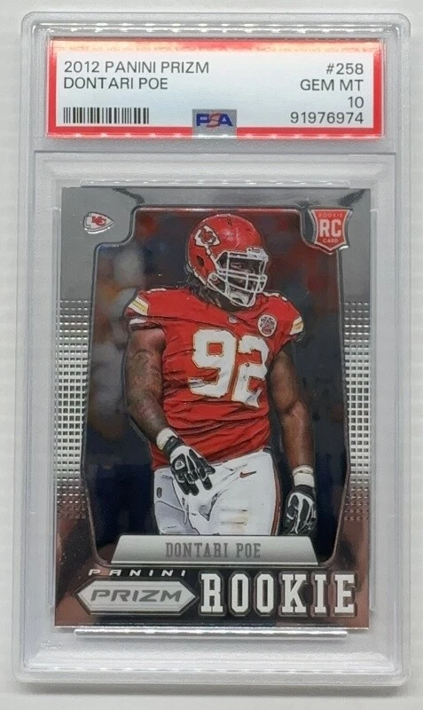 Dontari Poe Panini Prizm #258 Base