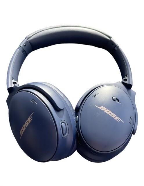 Bose QuietComfort 45 Bluetooth Headphones in Midnight Blue for Superior Noise Cancellation-image
