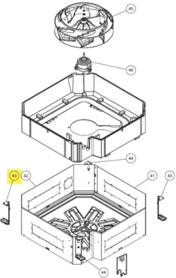 FUJITSU K9381384006 aka 9381384006 HOOK A AUU**RGLX TLAV1 HVAB SGCC-Z-NC-X Z18 T