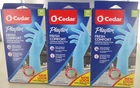 (3) O-Cedar Playtex Premium Reusable Cleaning Gloves w/ Drip-Catch Cuff Blue Med