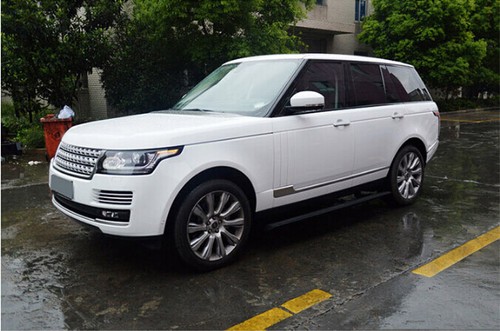 2 PIEZAS apto para Range Rover 2013-2017 tabla de correr desplegable escalones laterales barra nerviosa - Imagen 6 de 7