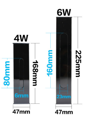 254NM UV Lamp Glass Tin Side Detector Tin Face Indicator Tin Inspector 4W 220V