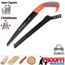 TOP Handsäge Ast Baumsäge Outdoor Garten Holz Säge Japan Zugzahn TEFLON C1914