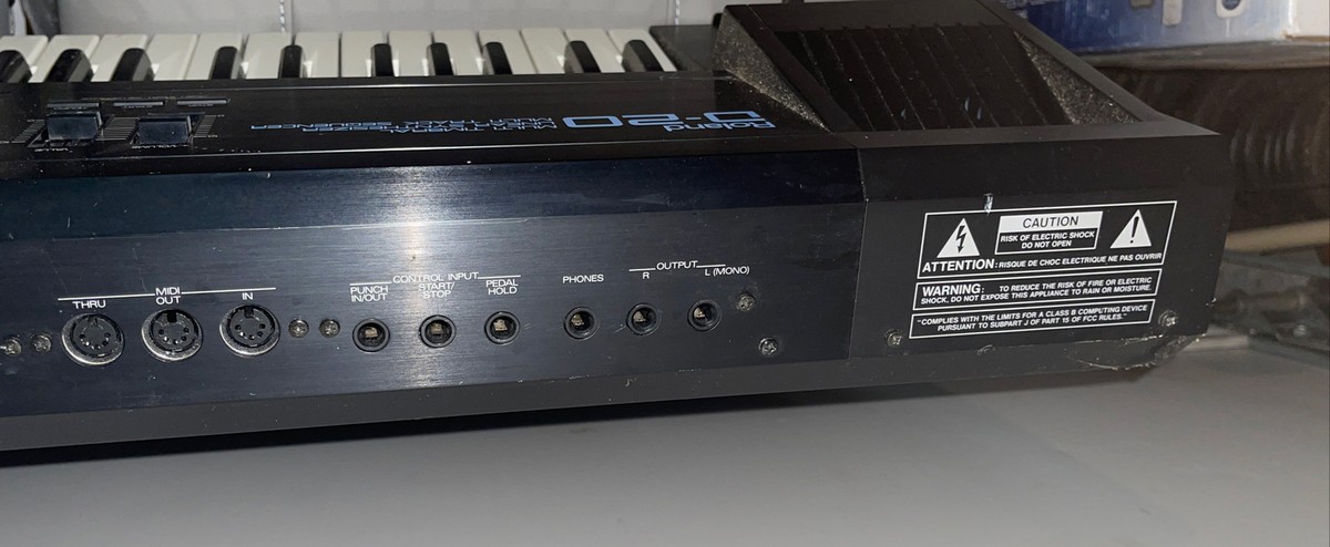 Roland D-20 Multi Timbral Linear Synthesizer in Very Good
