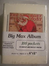 Photo Album Big Max By MBI Saturday Evening Post  Holds 100 4" x 6" Photos