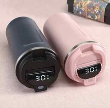 Stainless Steel Smart Thermo Insulated Cup Thermal Cup Coffee Mug Vacuum Flask