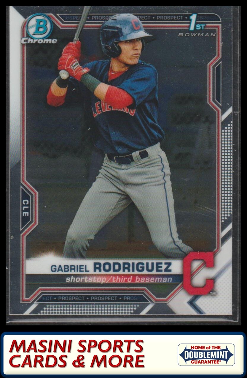 2021 Bowman Chrome #BCP-180 Gabriel Rodriguez Prospects 1st Bowman RC