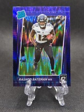 2021 Panini Donruss Optic Rated Rookie Rashod Bateman Purple Shock Prizm #210