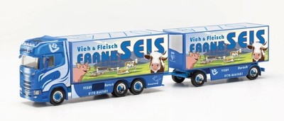 HERPA - FRANK SEIS Trailer Carrier Truck - SCANIA CS HD 6x2 - 1/87 - H...