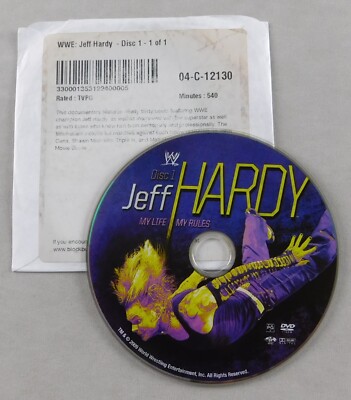 one's up DVD付き Jeff Hardy WWE Disc 1 Wrestling Wrestler My Life My Rules 2009