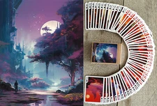 Playing Cards (Poker Deck 54 Cards) MYSTERIOUS PLANETS Vintage Outer Space 149