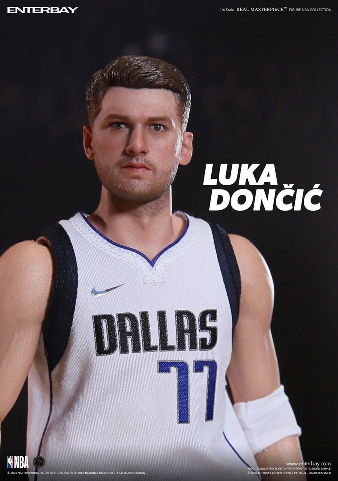 ENTERBAY 1/6 REAL MASTERPIECE : LUKA DONCIC  ACTION FIGURE GIFT NEW - Image 4 of 4