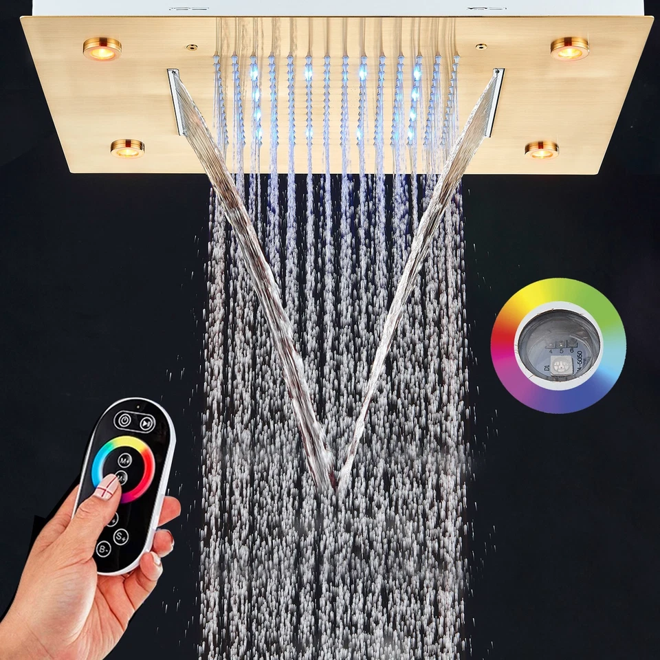 Thermostat Unterputz Duscharmatur Set Ibox Wasserfall Regendusche Duschsystem - Bild 2 von 4