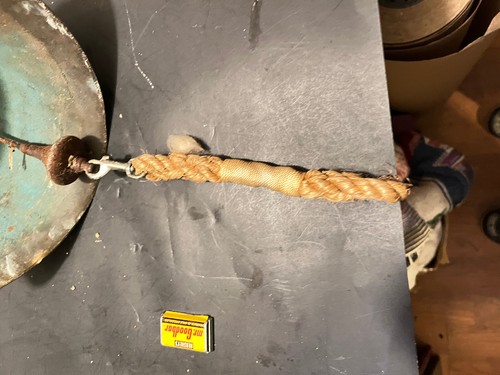 Authentic 18.6 lb. Ship Bell w/Clapper signed TARO from Pocono Mountains Pa. - Picture 6 of 13