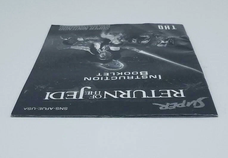 Super Star Wars Return of the Jedi SNES Super Nintendo solo manual - Imagen 4 de 4
