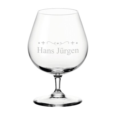 Leonardo Cognacschwenker mit gravierten Wunschmotiv cognac whisky scotch boubon