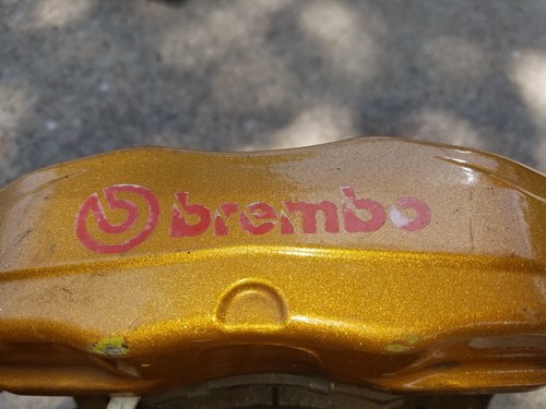 2003-2008 INFINITI G35 NISSAN 350Z RIGHT LEFT FRONT BREMBO GOLD BRAKE CALIPER - Picture 11 of 20
