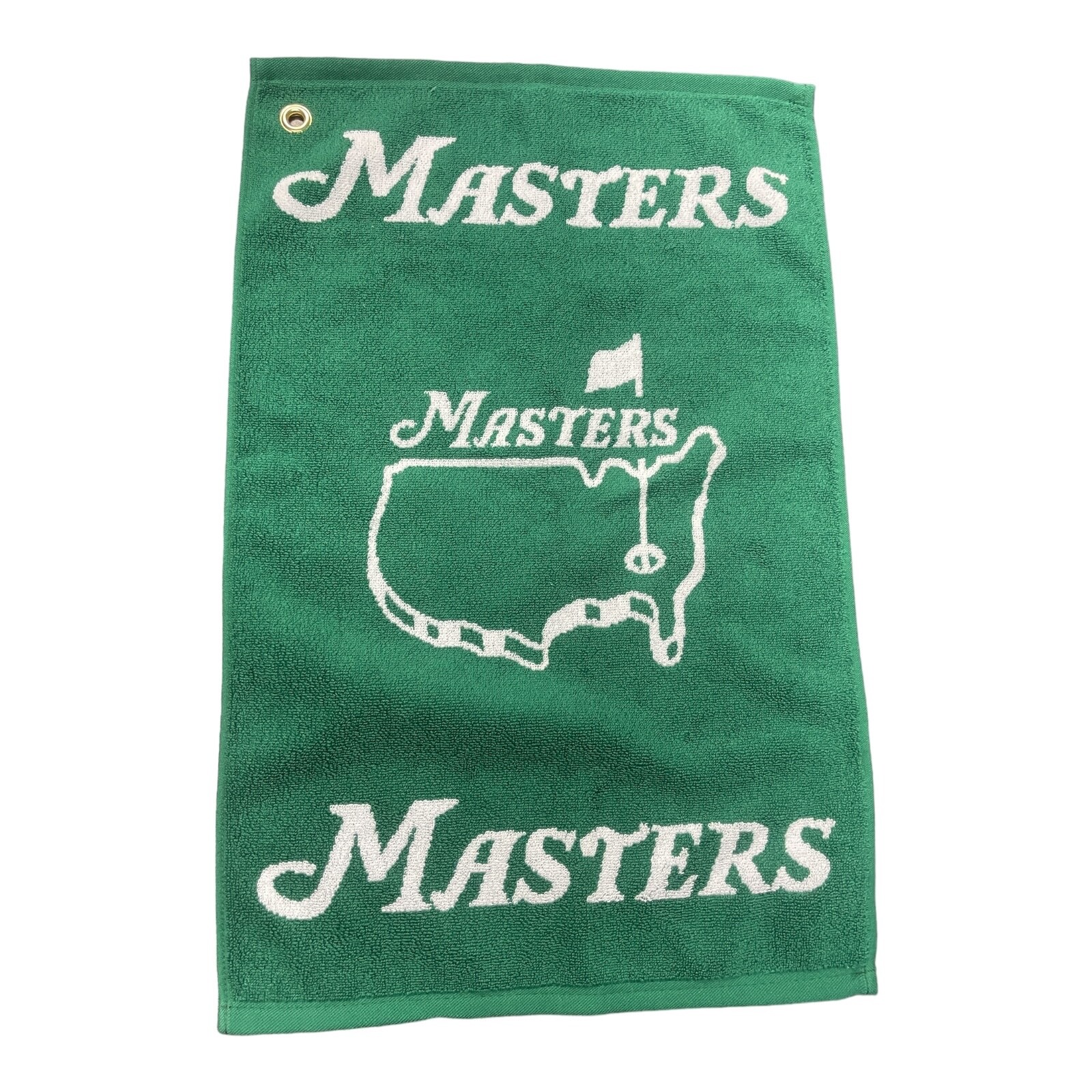 2024 Masters Green and White Woven Golf Bag Towel Augusta National