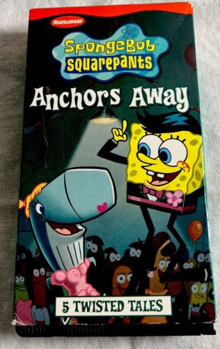 Spongebob Squarepants-Anchors Away(VHS 2003)TESTED-RARE VINTAGE-SHIPS N 24 HOURS - Picture 1 of 3