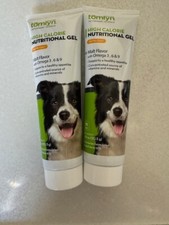 LOT OF 2 Tomlyn Nutri-Cal High Calorie Nutritional Gel Dogs, 4.25oz, Malt Flavor