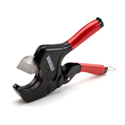Steelman 1-5/8-Inch Jaw Ratcheting PVC and Plastic Pipe Cutters, 42566