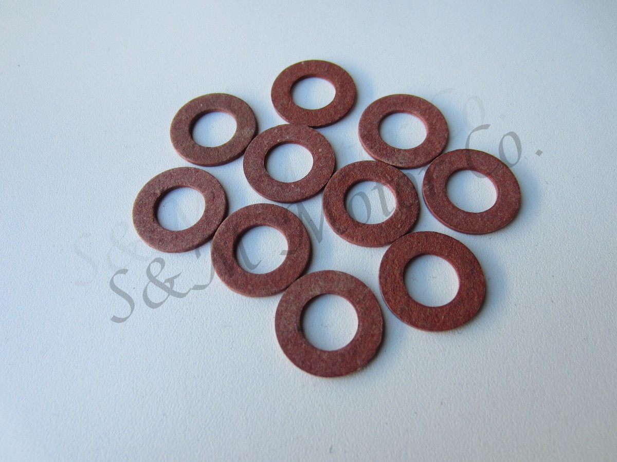 10 NORTON FORK UNDER DAMPER TUBE FIBER WASHER 06-7514, NMT814, B2