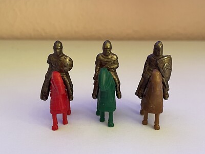 Ü-Ei Metallfiguren Set: 3 Ritter zu Pferd (TOP!) Surprise