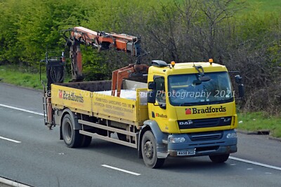 LKW Foto 12x8 - DAF LF - Bradfords Baubedarf - WA58 BGO