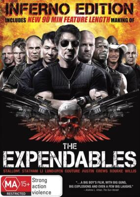 The Expendables DVD 2010 Brand New & Sealed Inferno Edition