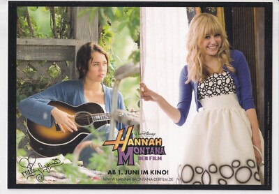 AK - (D) - Miley Cyrus - HANNAH MONTANA - Reklame - 2009 - Top Zustand