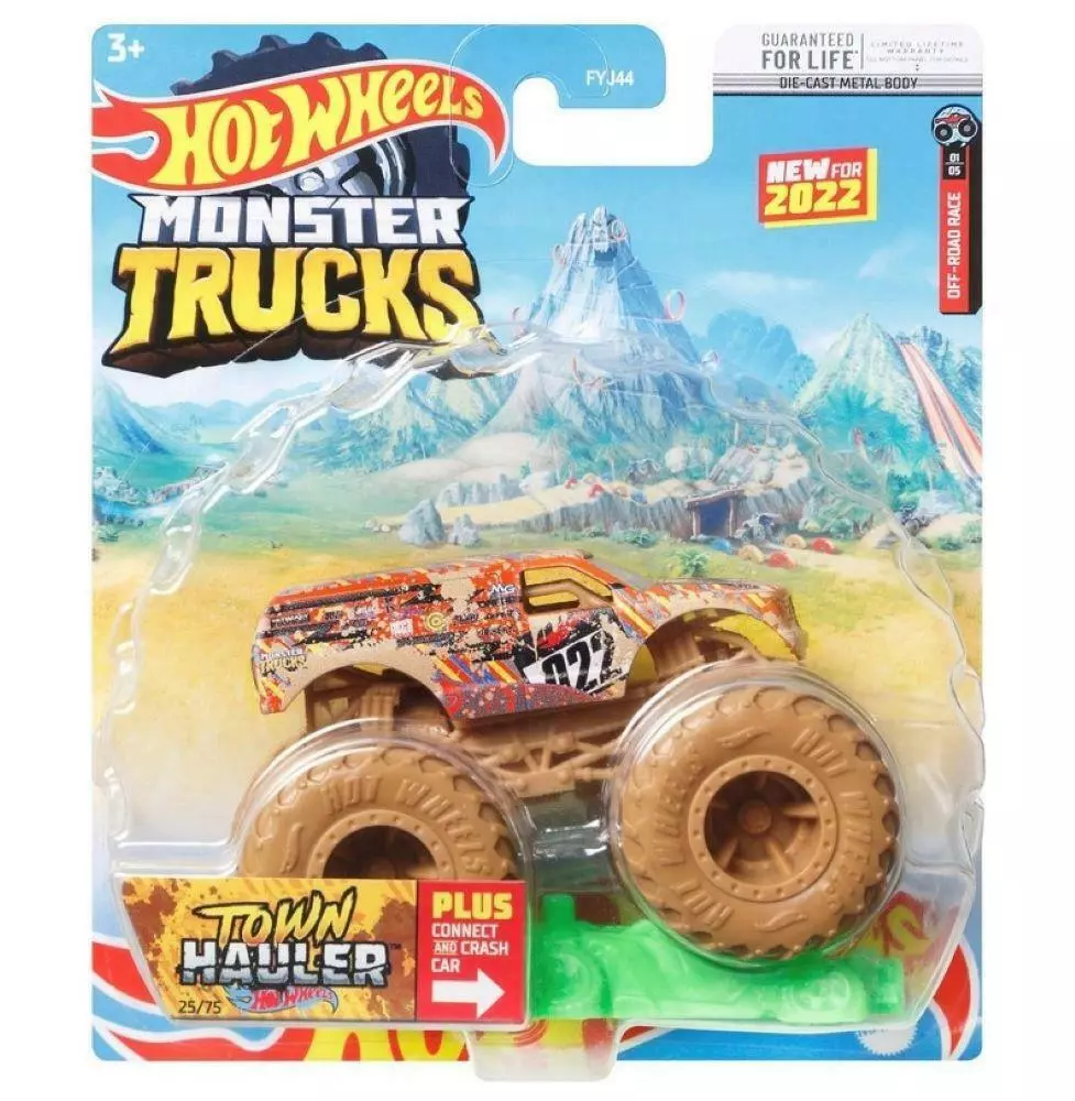 Hot Wheels Monster Trucks 1:64 Scale Vehicle - Town Hauler – Yummy Boutique