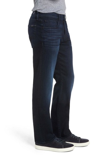 NUEVO CON ETIQUETAS 7 FOR ALL MANKIND Hombre Austyn Relajado Pierna Recta Jeans Talla 30 Asotin NUEVO - Imagen 3 de 12
