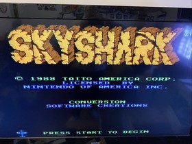 Sky Shark Nintendo Entertainment System, 1989 NES - Tested