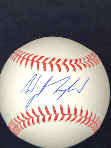 WYATT LANGFORD SIGNED AUTOGRAPHED BASEBALL COA JSA