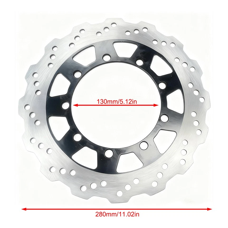 Rotor de disco de freno delantero para Kawasaki KLX250 KLX300 KSF400 KLX650R Foto 3 de 3