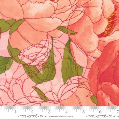 Darling Peony - Cotton Candy-Moda Fabrics-BTY