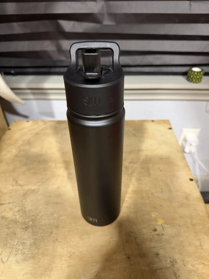 Simple Modern Water Bottle, Straw Lid Insulated Stainless Black 22 Oz Gold Bjj - Image 2 of 3